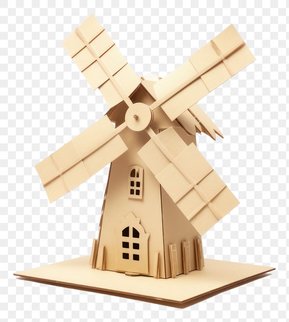 PNG Windmill white background architecture watermill.