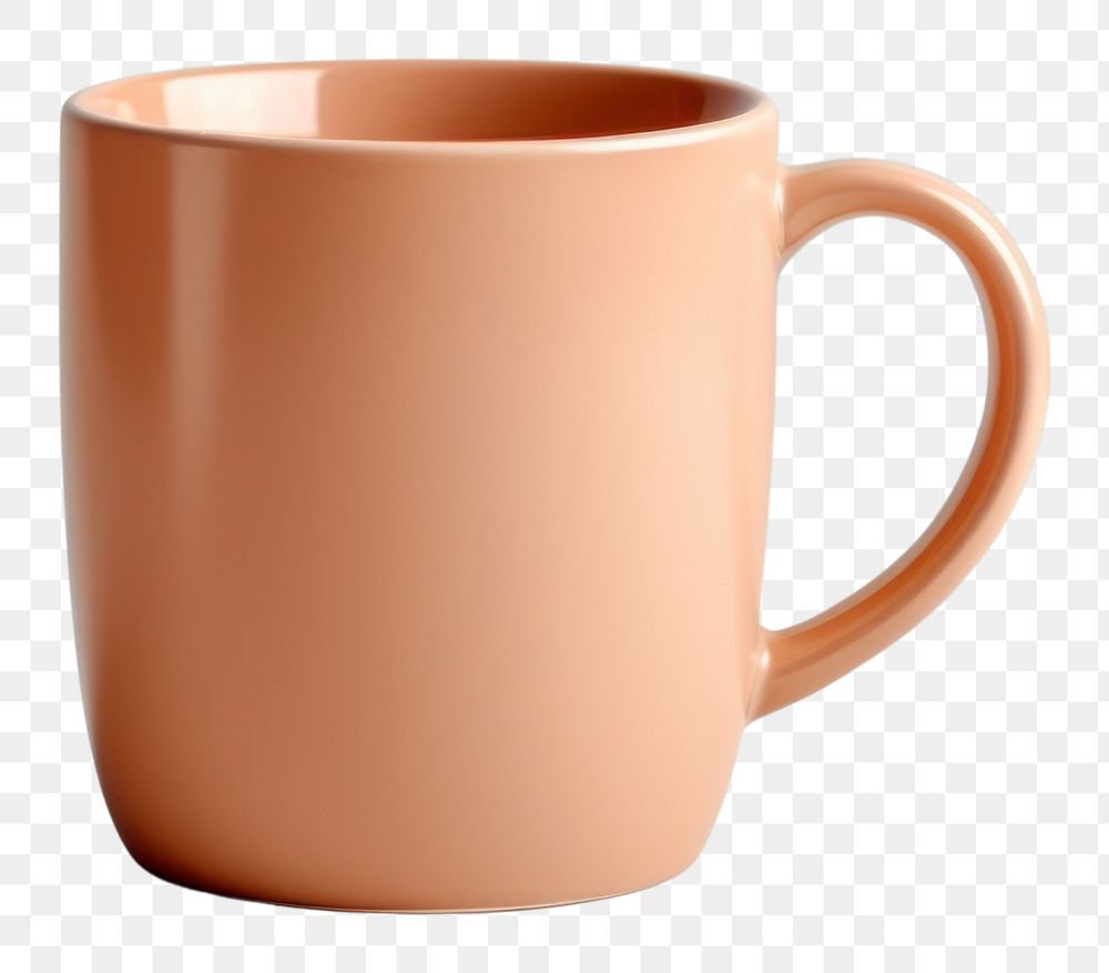 PNG Pottery coffee mug beverage drink cup.
