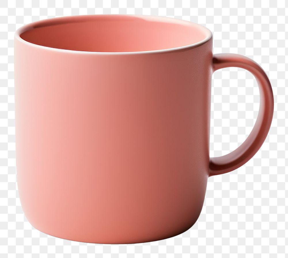 PNG Pottery mug beverage coffee drink.
