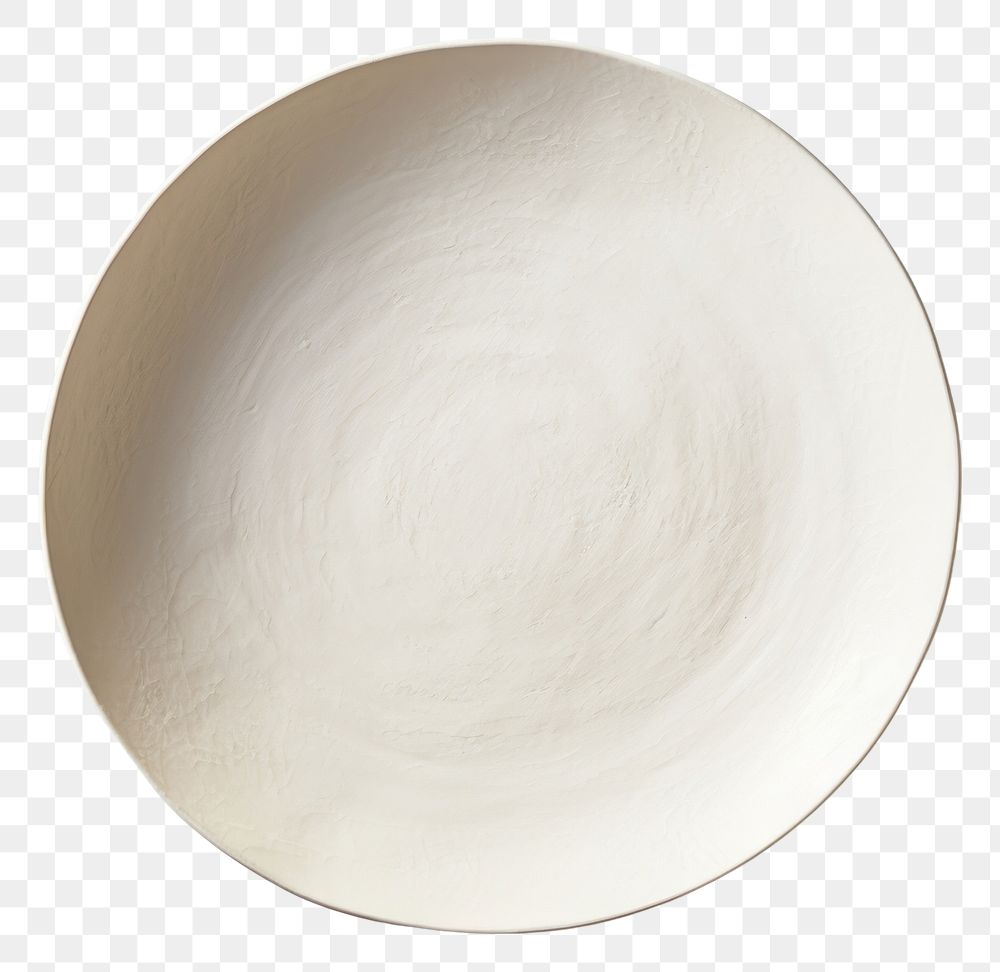 PNG Pottery off-white dish pottery porcelain saucer.