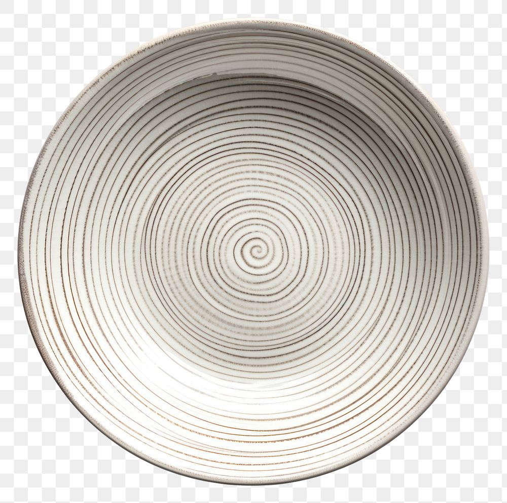 PNG Pottery off-white dish pottery porcelain spiral.