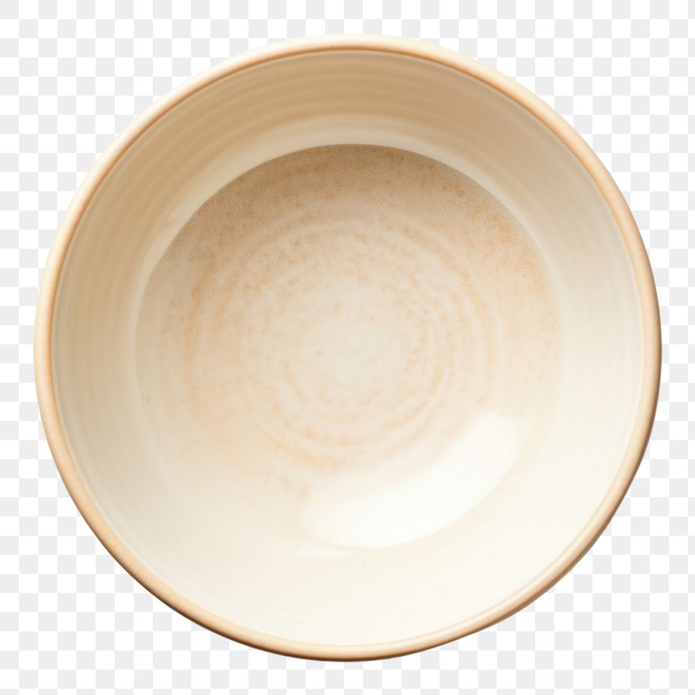 PNG Pottery off-white bowl pottery porcelain plate.