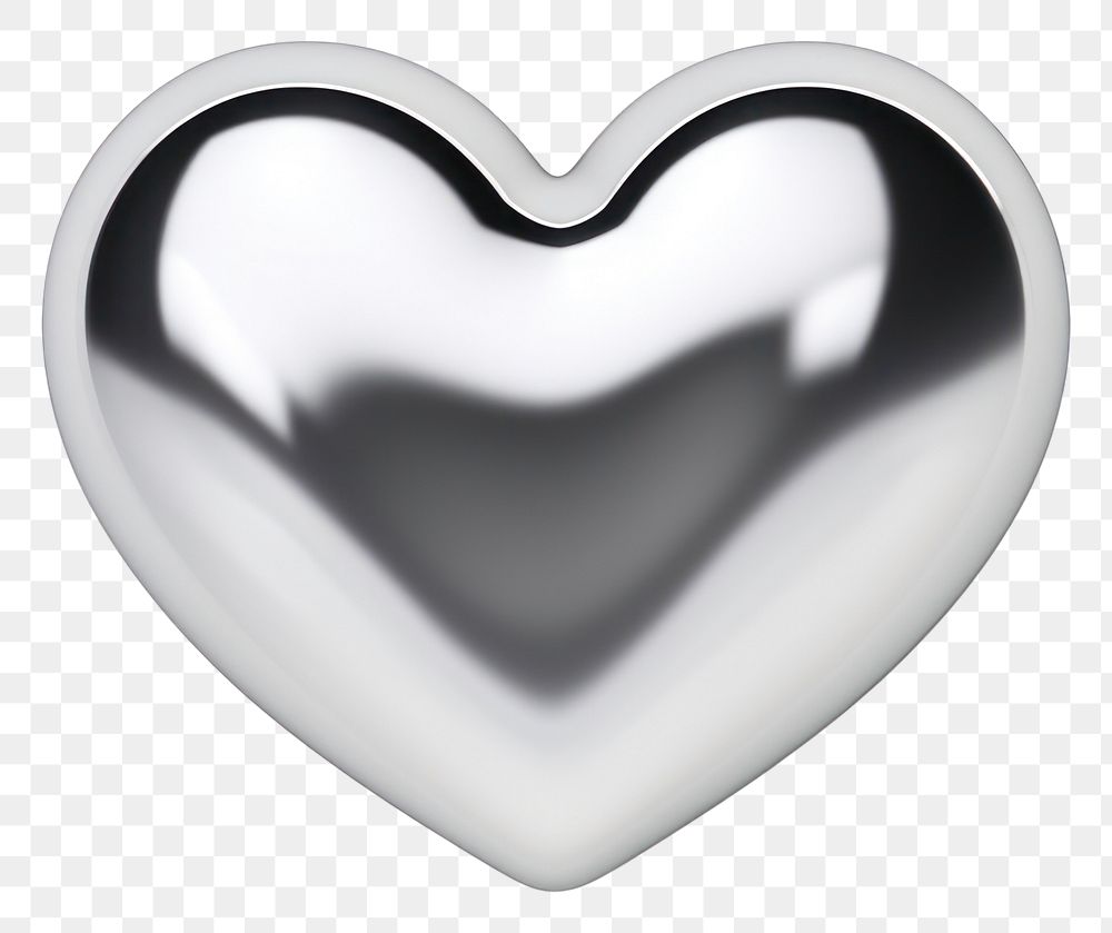 PNG Heart aluminum jewelry circle.