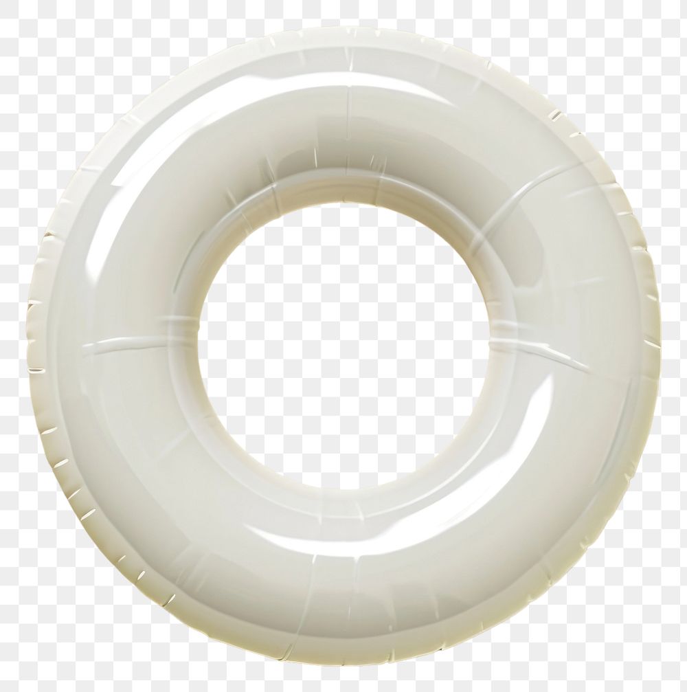 PNG Swim ring mockup inflatable lifebuoy circle.