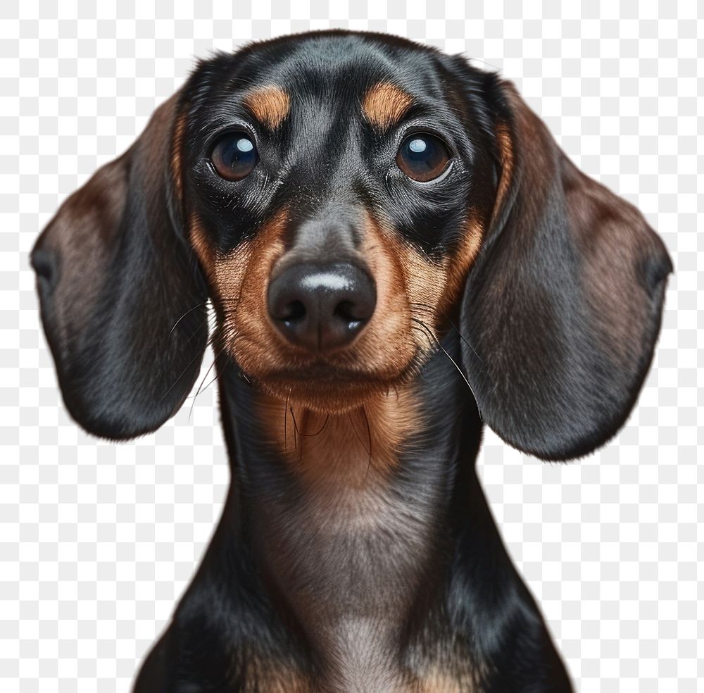 PNG Dachshund dog animal mammal hound.