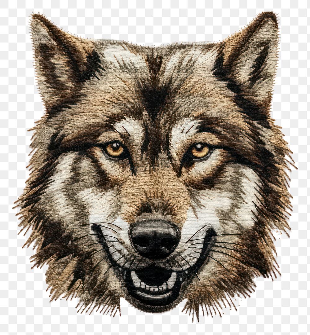 PNG  Mammal animal wolf dog.