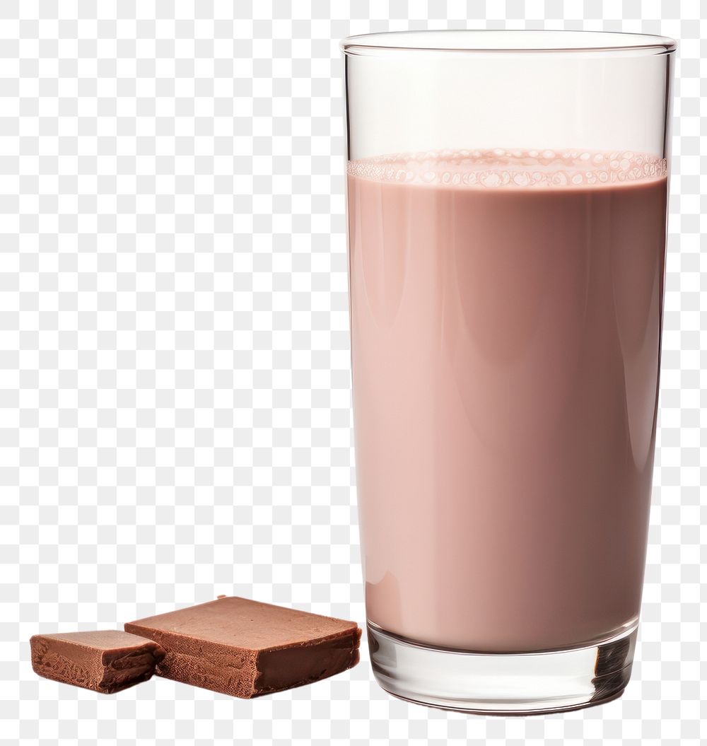 PNG Chocolate milk smoothie dessert drink.