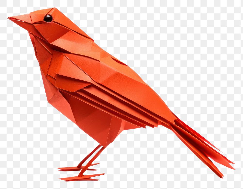 PNG Paper craft bird origami animal.