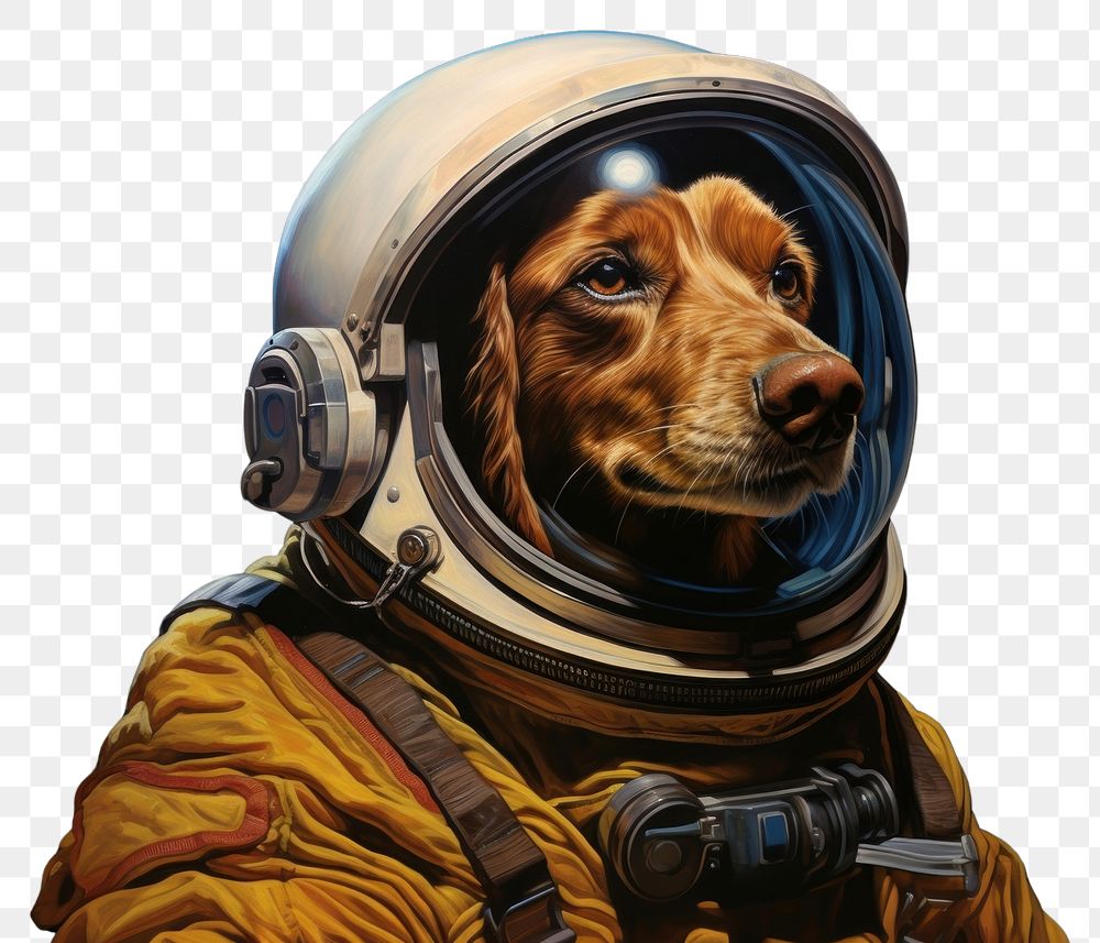 PNG Astronaut dog technology screenshot carnivora.