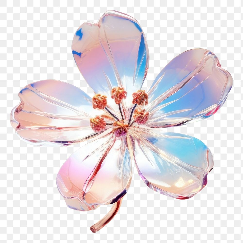 PNG Flower blossom jewelry petal.