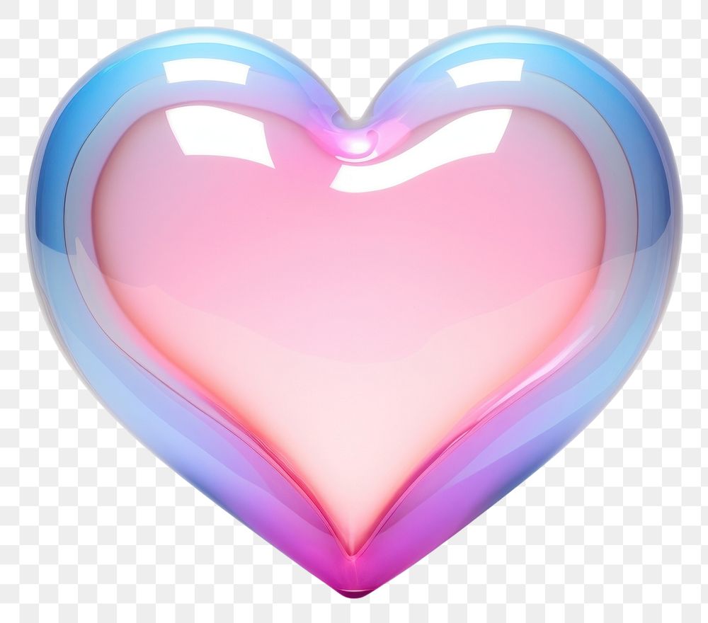 PNG Heart white background abstract glowing.