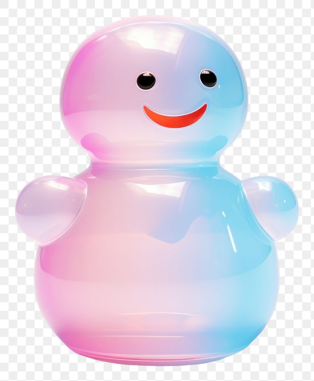PNG Snowman white toy anthropomorphic.