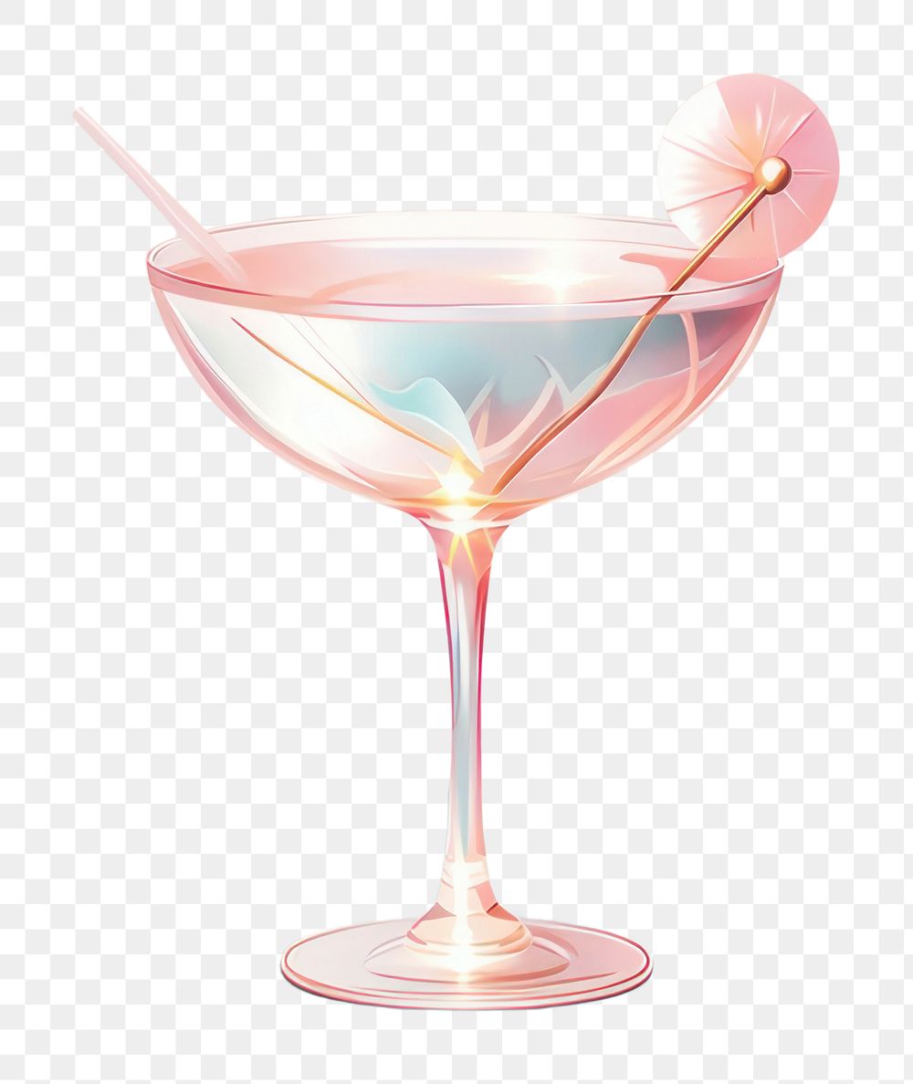 PNG Cocktail martini glass drink.