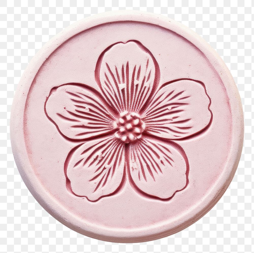 PNG Flower craft pink art.
