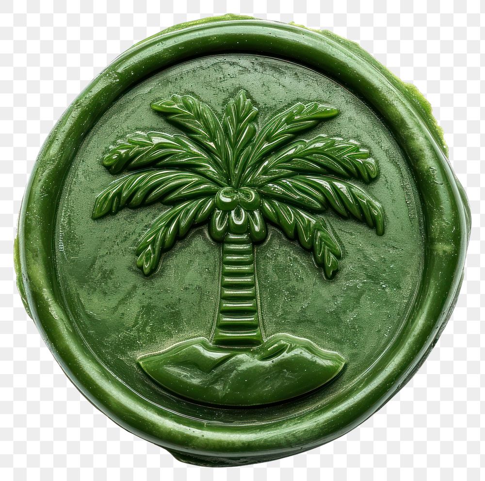 PNG Green white background accessories palm tree.