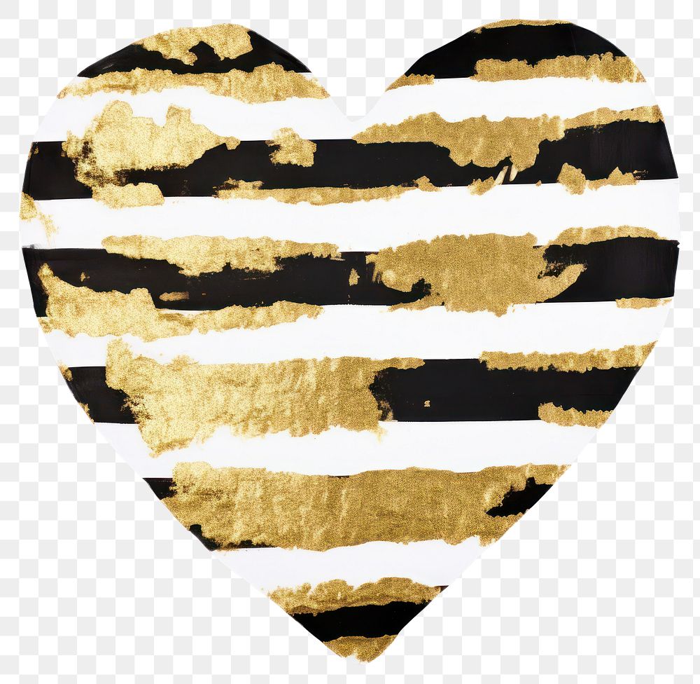 PNG Heart ripped paper backgrounds shape gold.