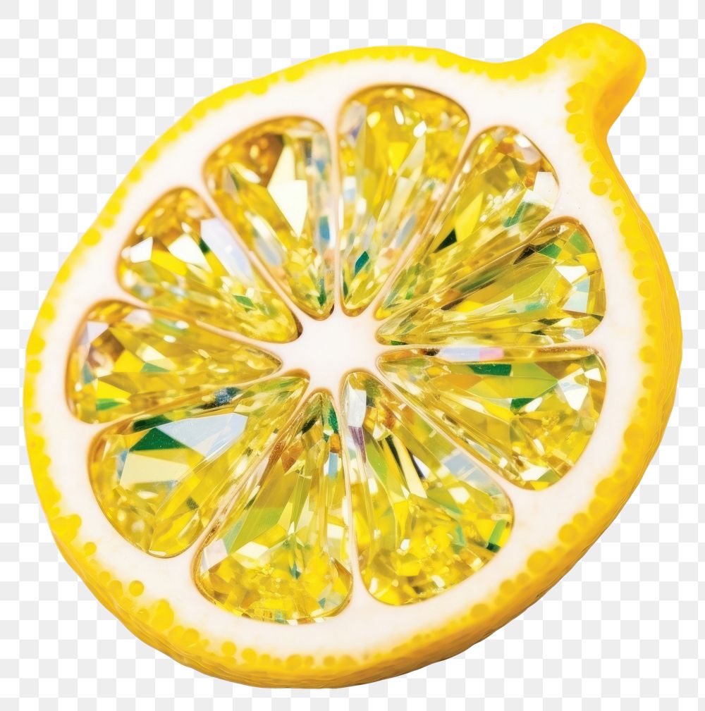 PNG  Lemon jewelry fruit plant. AI generated Image by rawpixel.