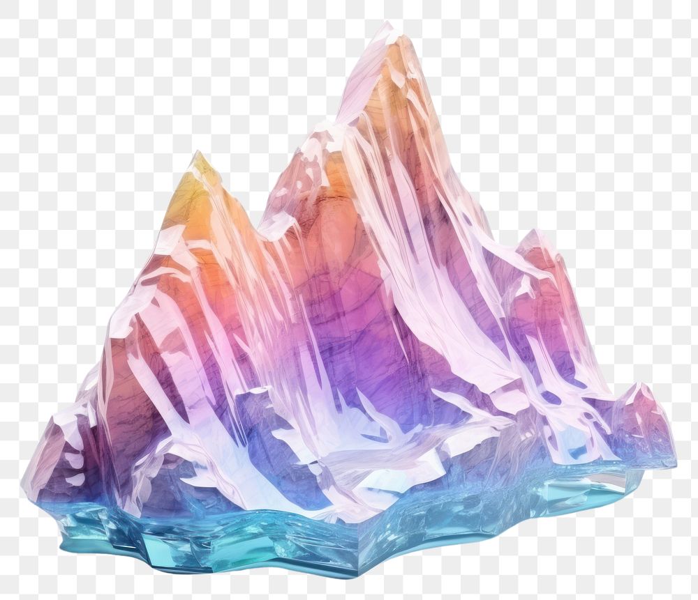PNG Gemstone amethyst crystal mineral.