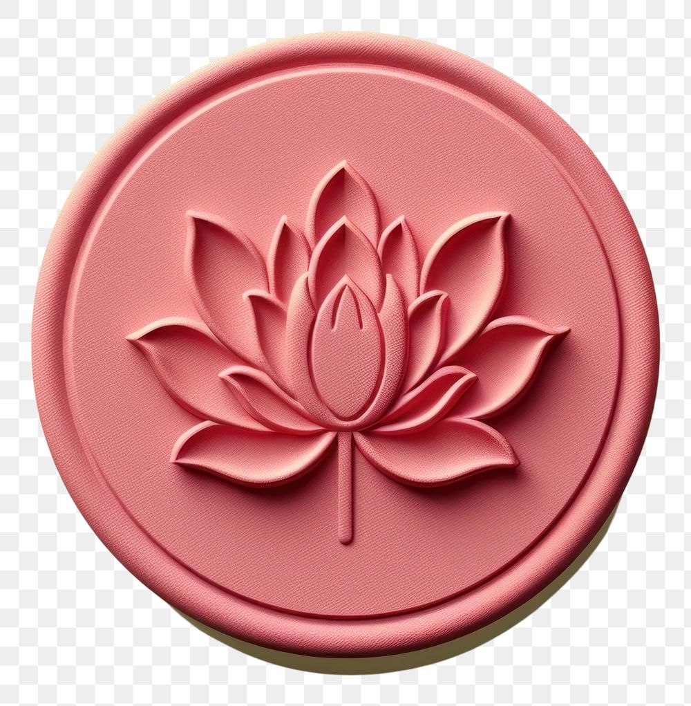 PNG Lotus creativity proteales wax seal.