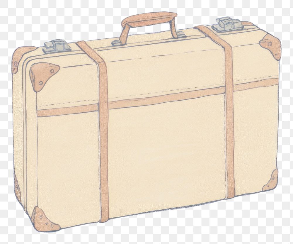 PNG  Luggage suitcase bag white background.