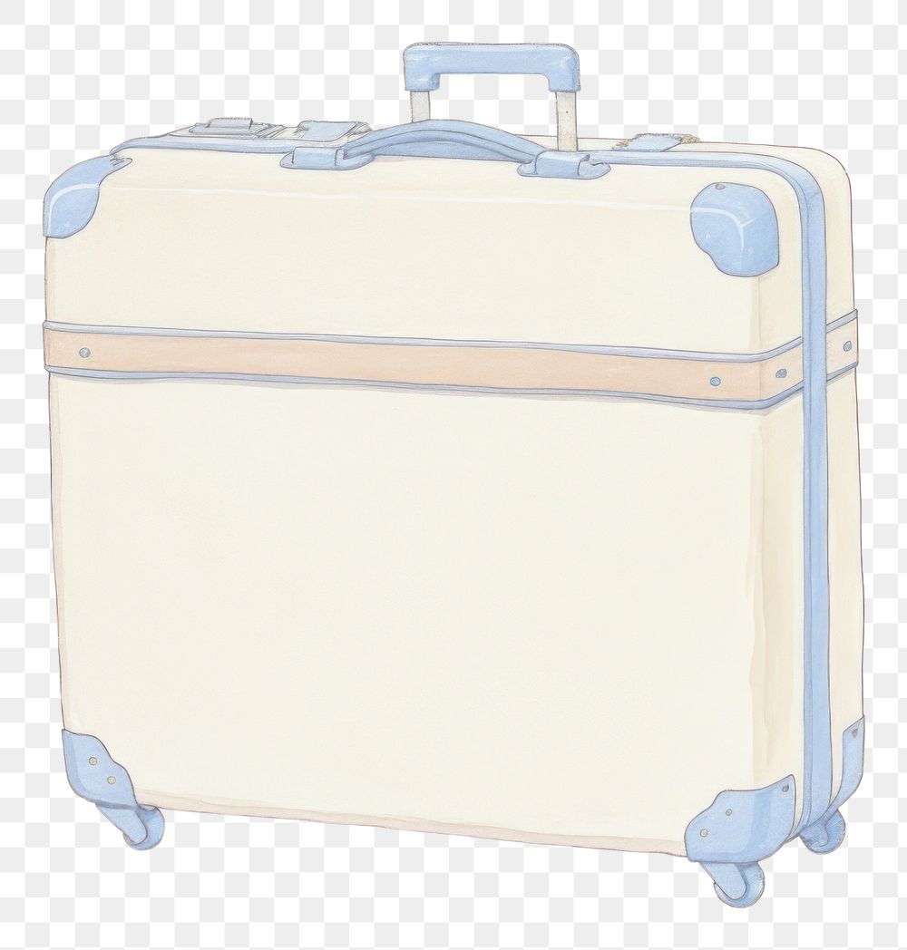 PNG  Luggage suitcase white background briefcase.