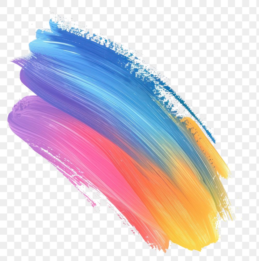 PNG Pastel colorful brush stroke backgrounds paint white background.