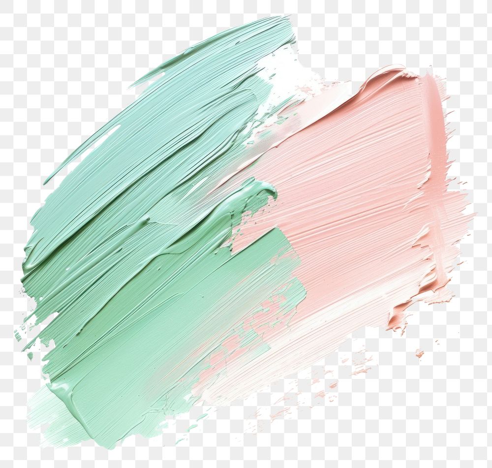 PNG Pastel green and pastel pink brush stroke backgrounds paint paper.