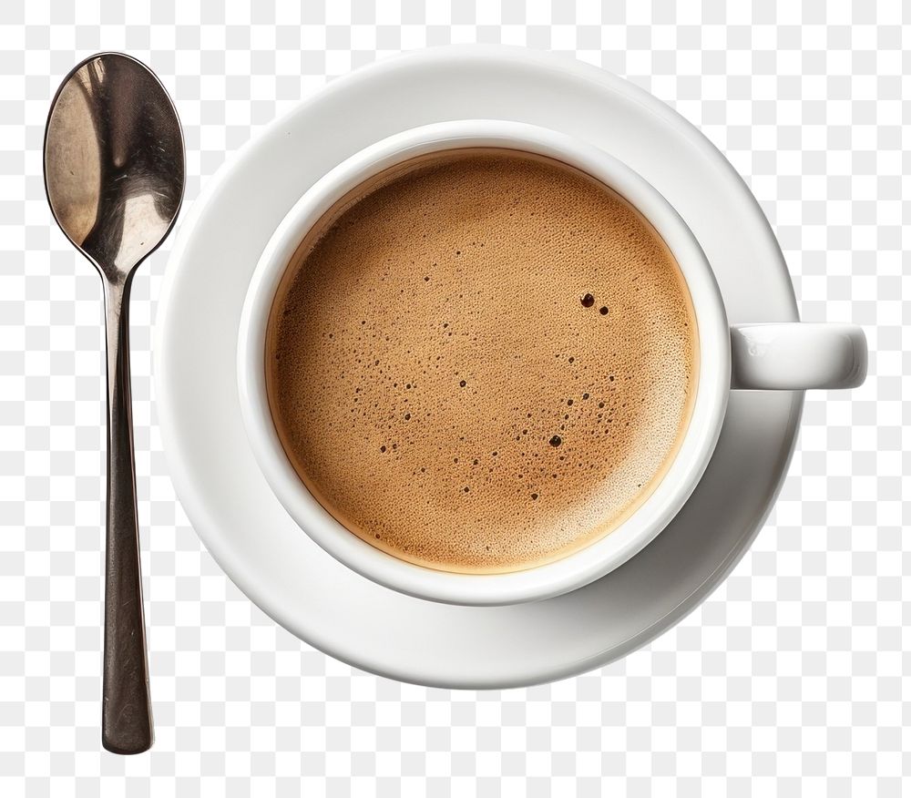 PNG An espresso coffee cup spoon drink mug.