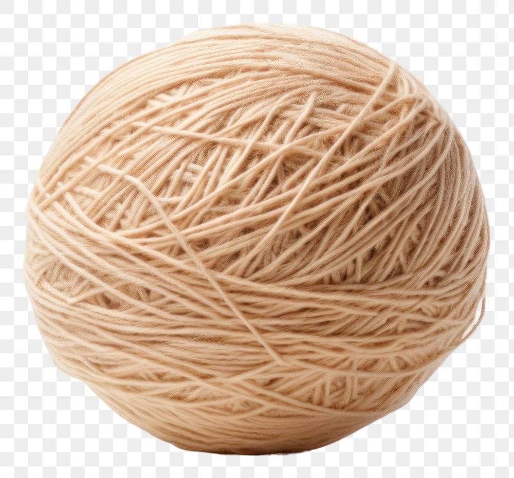 PNG Ball of yarn craft wool white background.