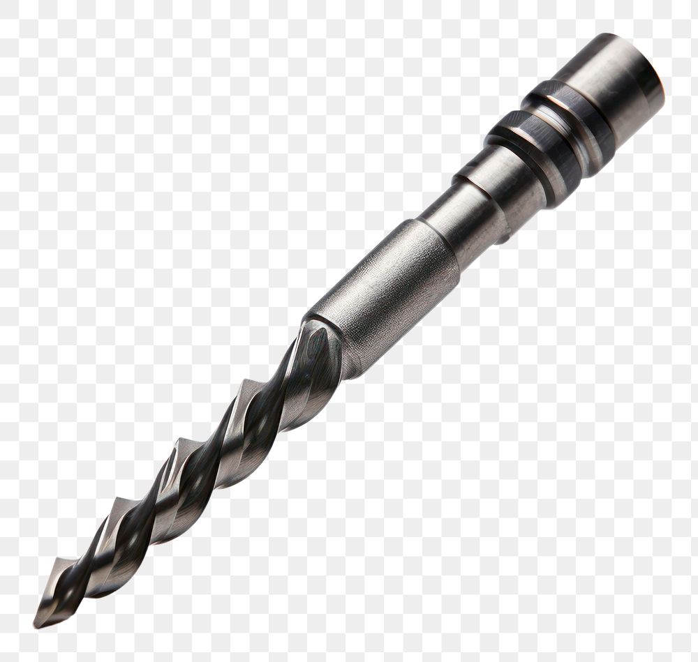 PNG  Drill bit white background device metal.