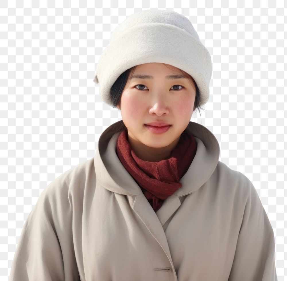 PNG Korean portrait adult photo.