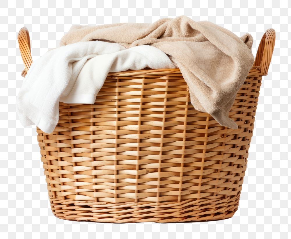 PNG Laundry basket white background container furniture.