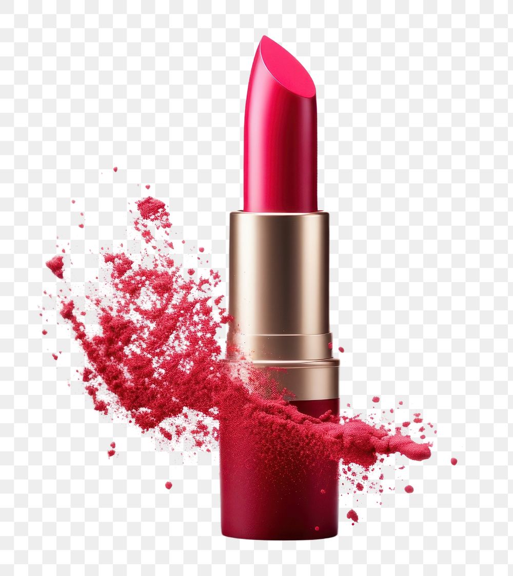 PNG Lipstick cosmetics white background freshness.