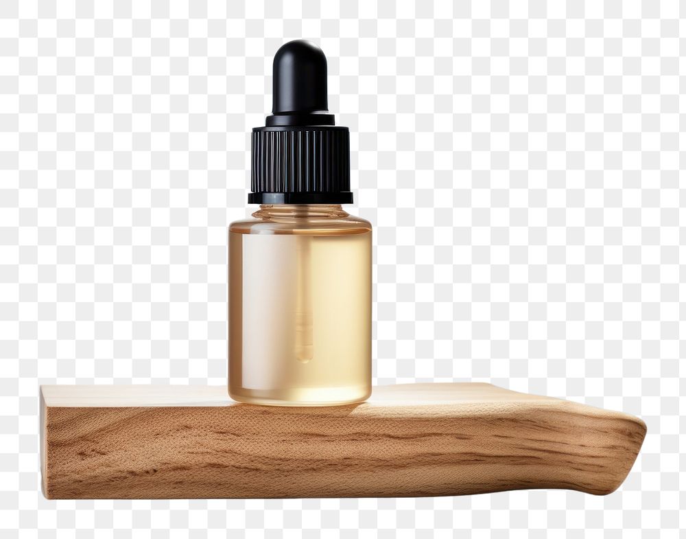 PNG Serum skincare cosmetics perfume bottle.