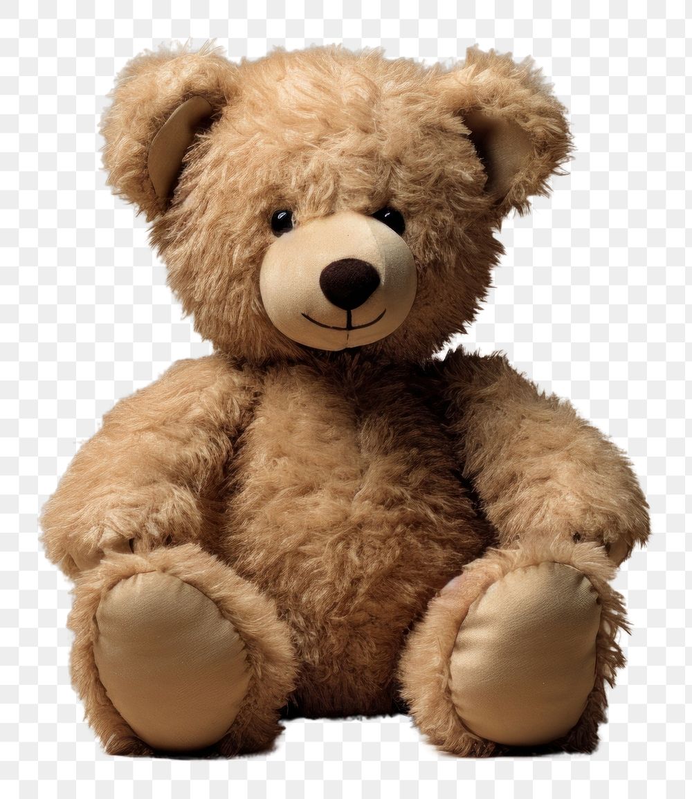 PNG  Teddy bear toy representation softness.