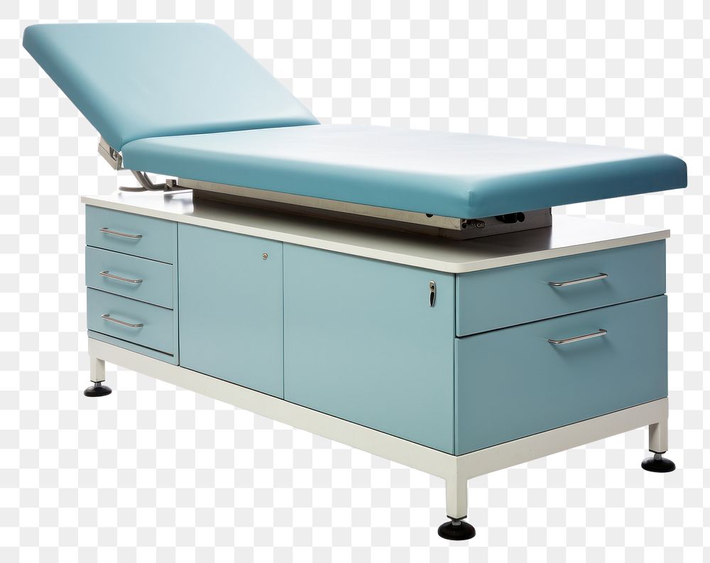 PNG Examination Table furniture hospital drawer.