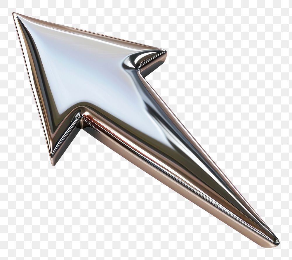 PNG Cursor icon chrome material shape white background arrowhead.