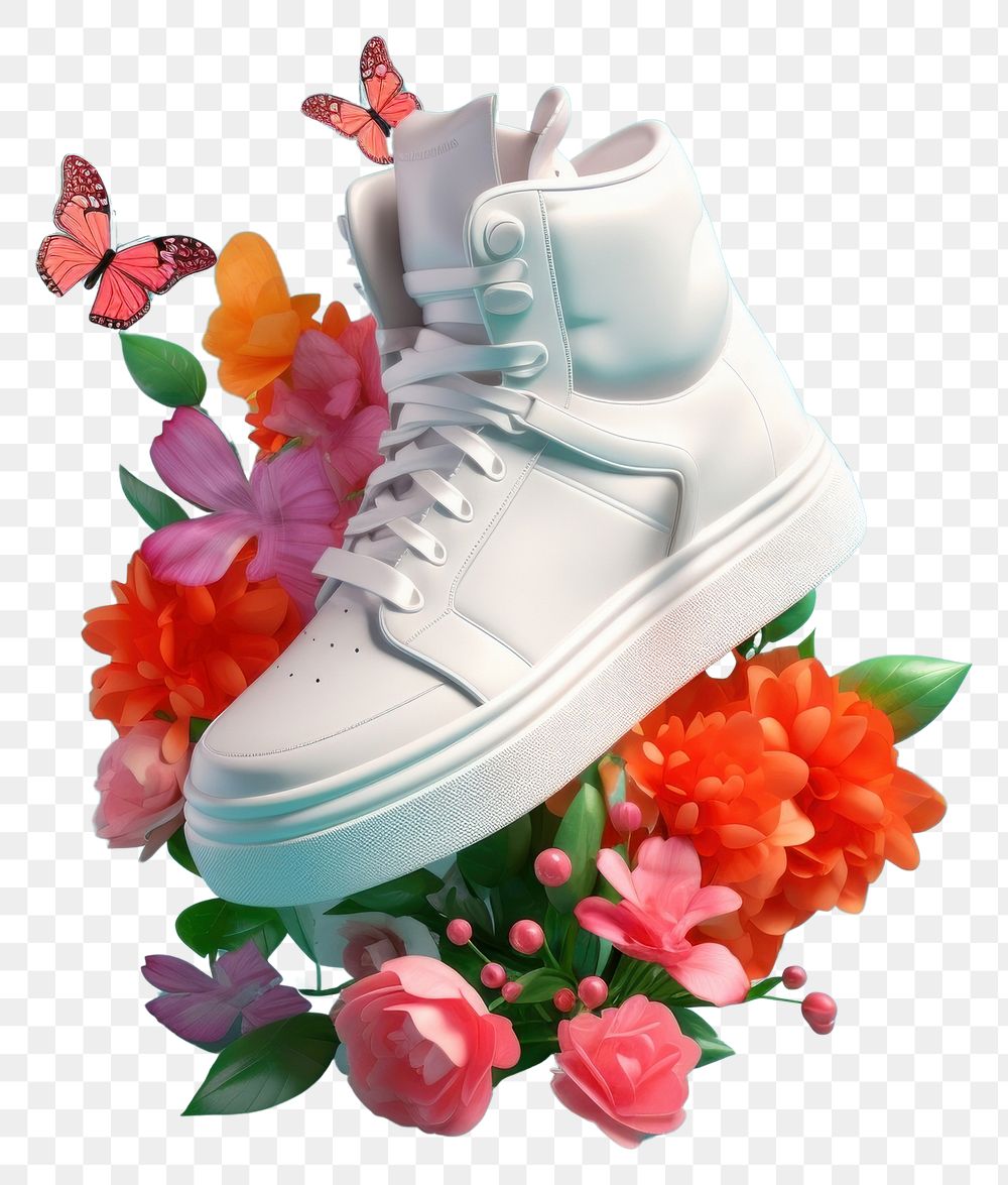 PNG Footwear flower plant petal.