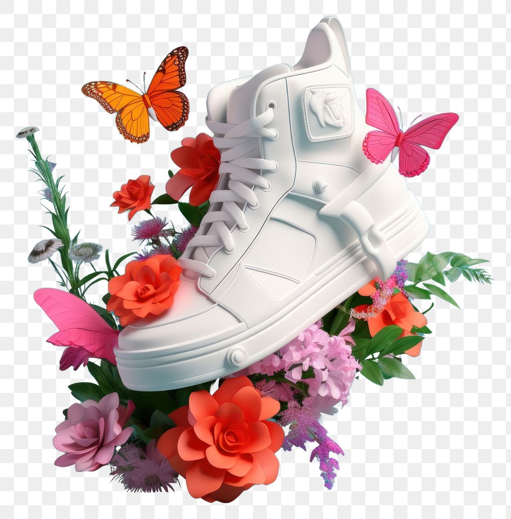 PNG Footwear flower plant petal.