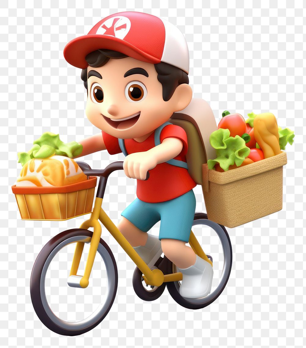 PNG Food delivery bicycle vehicle cycling.