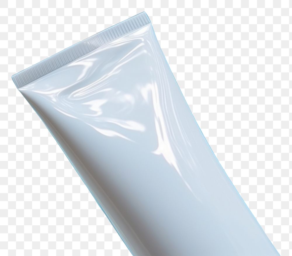 PNG White cream tube toothpaste cosmetics swimming. AI generated Image by rawpixel.