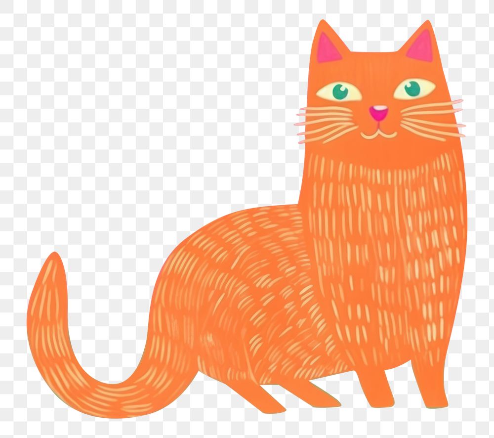 PNG Cat pattern backgrounds drawing. AI generated Image by rawpixel.