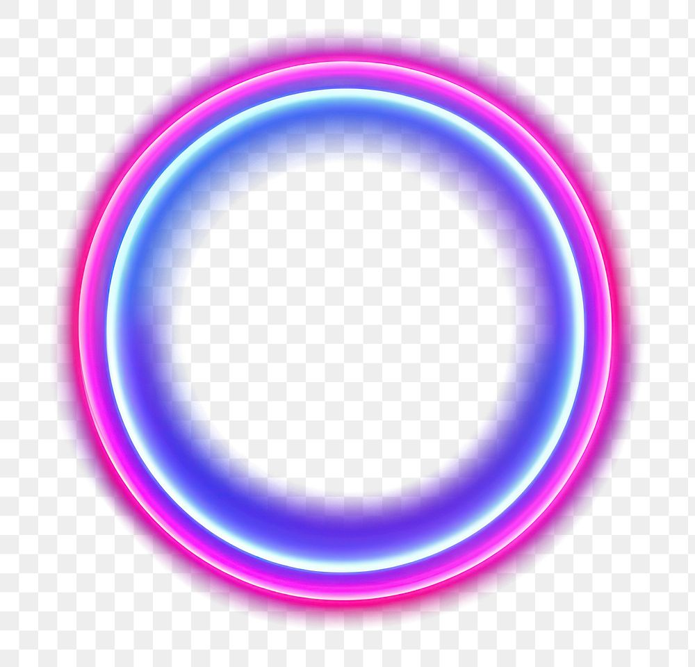 PNG  Circle neon background light night illuminated. AI generated Image by rawpixel.