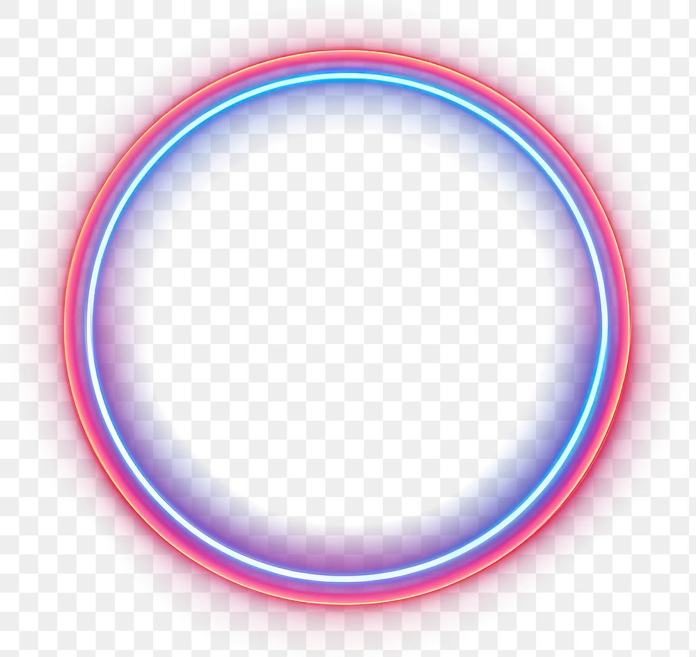 PNG  Circle neon background light night illuminated. AI generated Image by rawpixel.