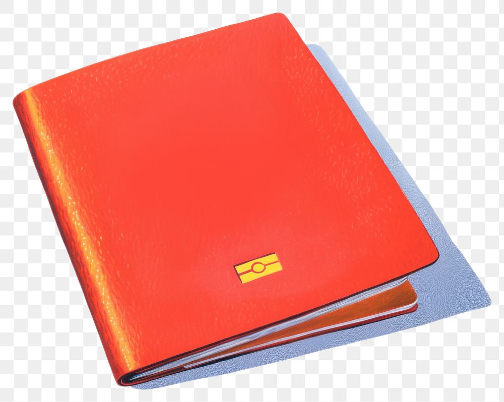 PNG Diary publication rectangle leather.
