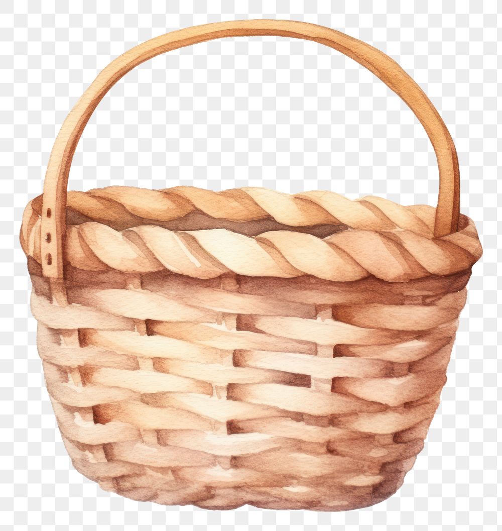 PNG Basket white background accessories container. AI generated Image by rawpixel.