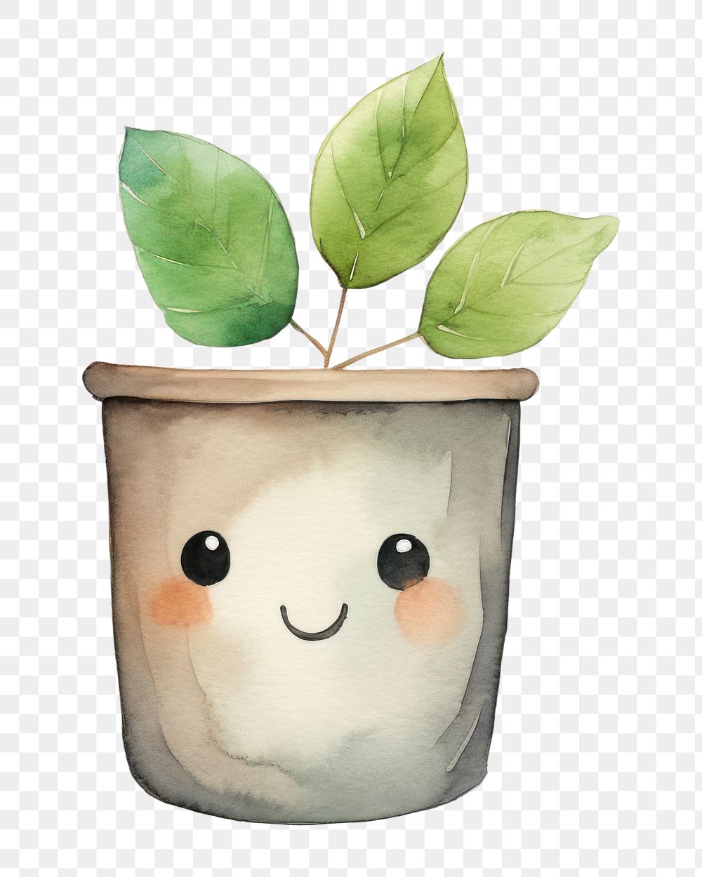 PNG Bin plant cute leaf. AI generated Image by rawpixel.