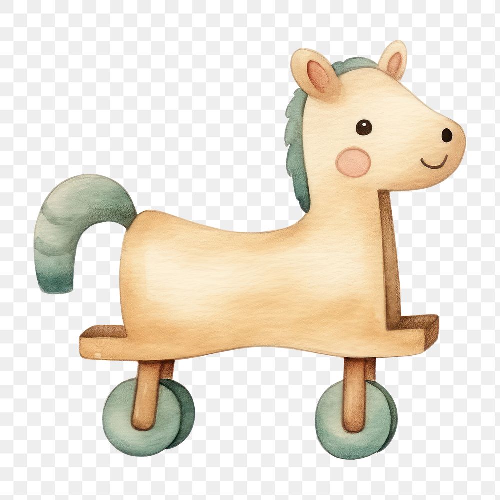 PNG Rocking horse toy animal mammal white background. AI generated Image by rawpixel.