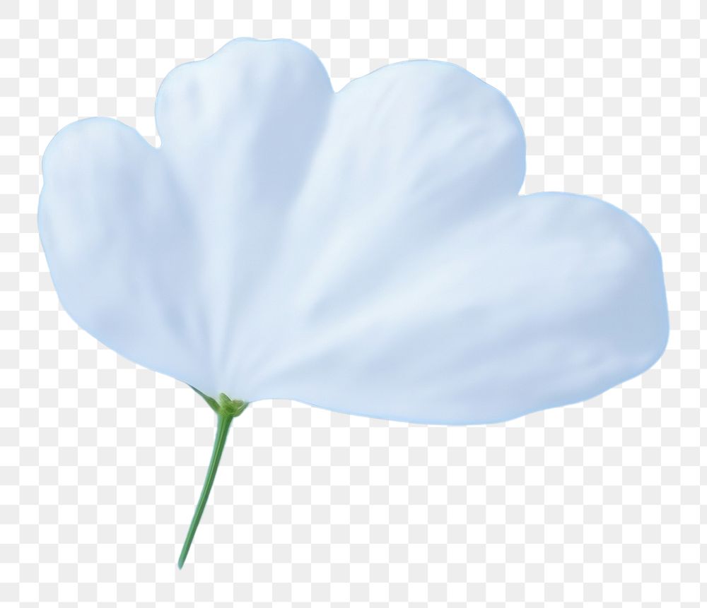 PNG  Flower shaped as a cloud sky outdoors nature.