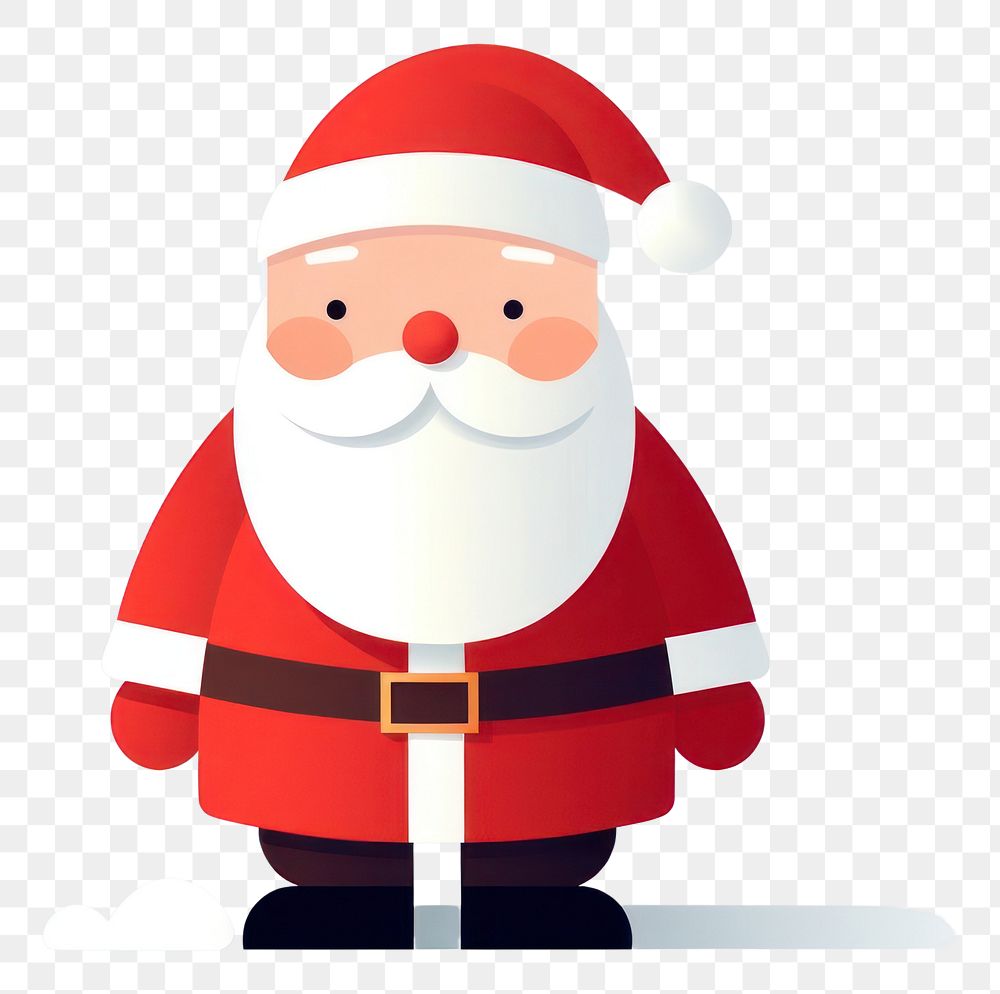 PNG  Santa claus cartoon celebration decoration. AI generated Image by rawpixel.